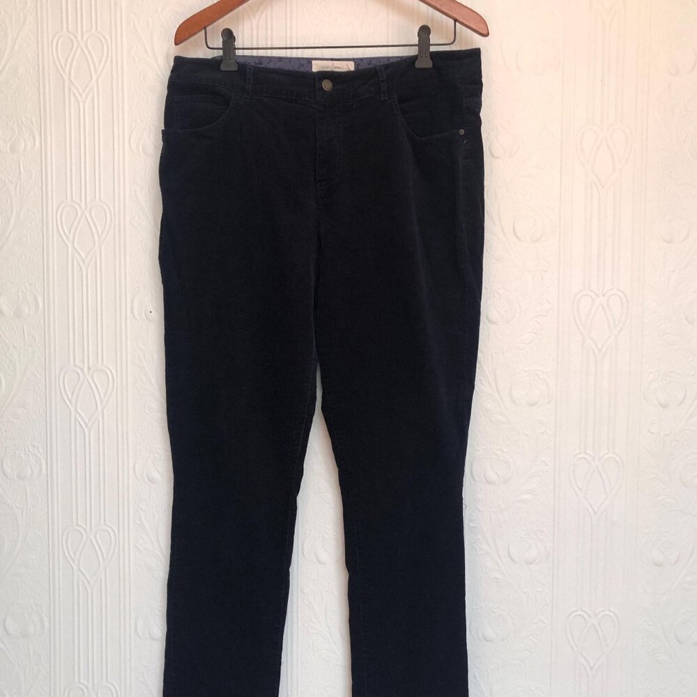Seasalt Cornwall Lamledra pant trousers in Navy corduroy, 10 to 12 TALL